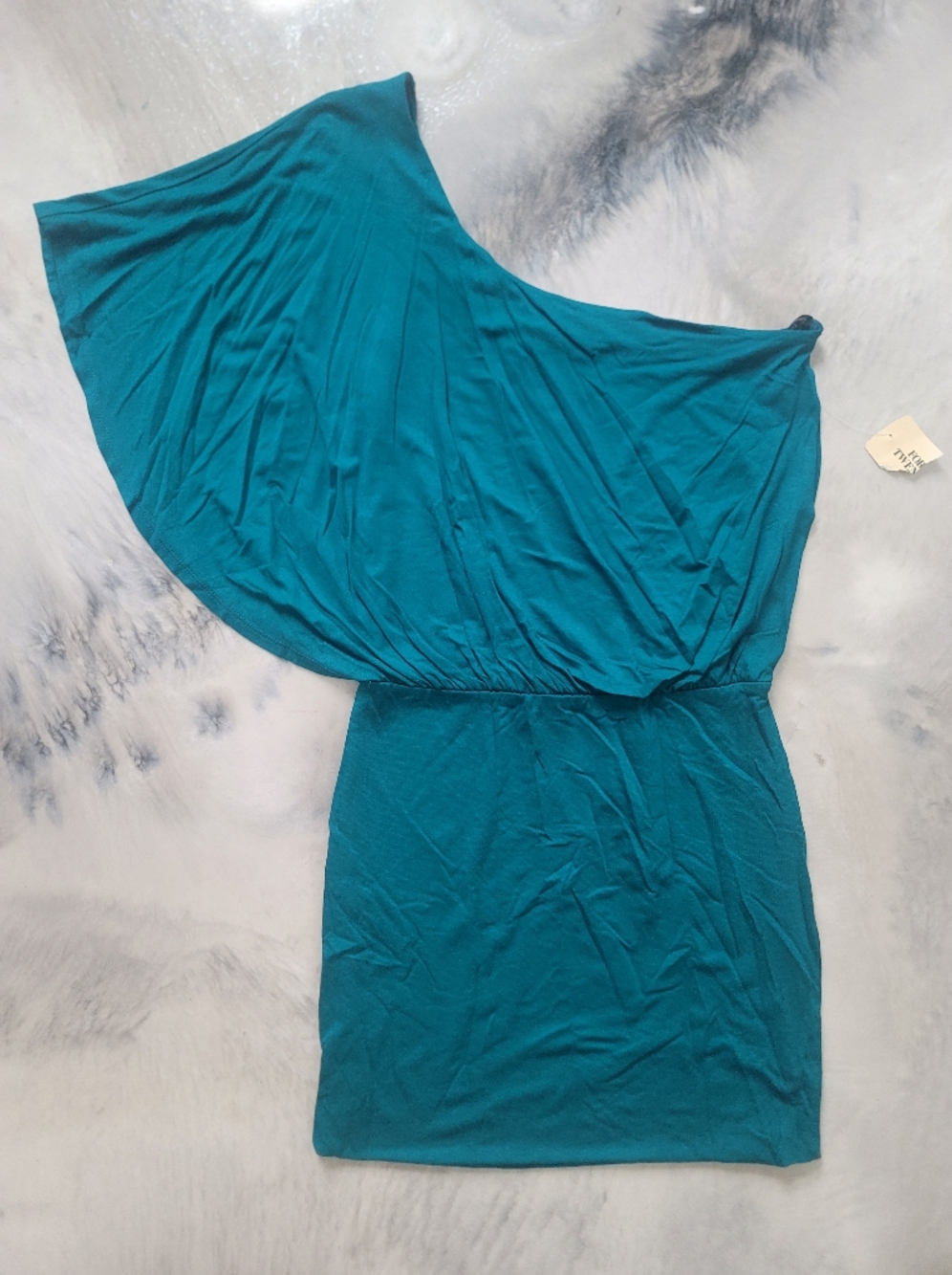 Forever 21 Teal Strapless Dress